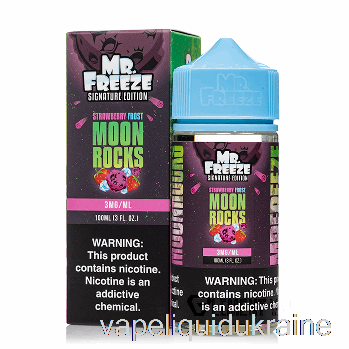 Vape Ukraine Moonrocks - Strawberry Frost - Mr Freeze - 100mL 3mg